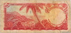 1 Dollar CARAÏBES  1965 P.13f pr.TB