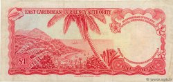1 Dollar EAST CARIBBEAN STATES  1965 P.13o BC+