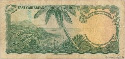 5 Dollars EAST CARIBBEAN STATES  1965 P.14h BC