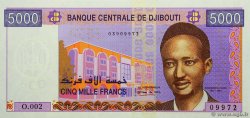 5000 Francs DJIBUTI  2002 P.44 FDC