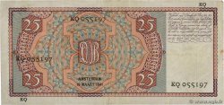 25 Gulden NIEDERLANDE  1941 P.050 fSS