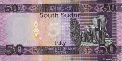 50 Pounds SUDAN DEL SUD  2015 P.14 FDC