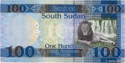 100 Pounds SUDAN DEL SUD  2015 P.15 FDC