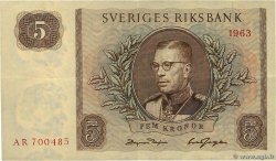 5 Kronor SWEDEN  1963 P.50b
