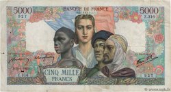 5000 Francs EMPIRE FRANÇAIS FRANCIA  1945 F.47.14 BC