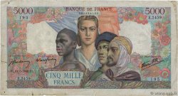 5000 Francs EMPIRE FRANÇAIS FRANCIA  1946 F.47.54 RC+