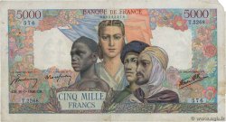 5000 Francs EMPIRE FRANÇAIS FRANCIA  1946 F.47.53 BC