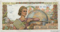10000 Francs GÉNIE FRANÇAIS FRANCIA  1953 F.50.68 q.BB