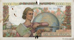 10000 Francs GÉNIE FRANÇAIS FRANCIA  1952 F.50.60 q.MB