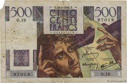500 Francs CHATEAUBRIAND FRANCIA  1945 F.34.01 q.B