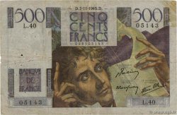 500 Francs CHATEAUBRIAND FRANCIA  1945 F.34.03 RC