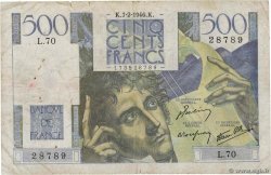 500 Francs CHATEAUBRIAND FRANCIA  1946 F.34.04 RC