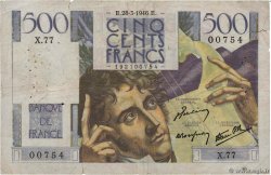 500 Francs CHATEAUBRIAND FRANCIA  1946 F.34.05 B