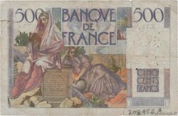 500 Francs CHATEAUBRIAND FRANCIA  1946 F.34.05 B