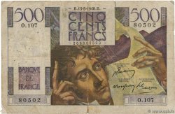 500 Francs CHATEAUBRIAND FRANKREICH  1948 F.34.08 SGE