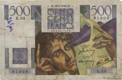 500 Francs CHATEAUBRIAND FRANKREICH  1946 F.34.05 fS