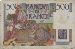 500 Francs CHATEAUBRIAND FRANCE  1946 F.34.05 B+