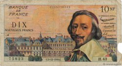 10 Nouveaux Francs RICHELIEU FRANCE  1959 F.57.04 B