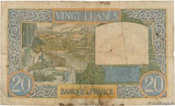 20 Francs TRAVAIL ET SCIENCE FRANKREICH  1941 F.12.12 SGE