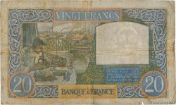 20 Francs TRAVAIL ET SCIENCE FRANCE  1941 F.12.12 pr.TB