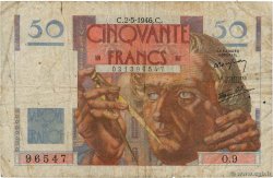 50 Francs LE VERRIER FRANCIA  1946 F.20.03
