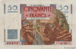 50 Francs LE VERRIER FRANCIA  1946 F.20.04 MB