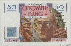 50 Francs LE VERRIER FRANCE  1946 F.20.04 XF-