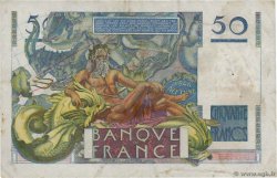 50 Francs LE VERRIER FRANCIA  1946 F.20.05 BC+