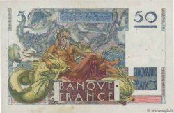 50 Francs LE VERRIER FRANCIA  1949 F.20.12 BC+