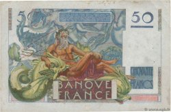 50 Francs LE VERRIER FRANKREICH  1951 F.20.17 fVZ
