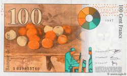 100 Francs CÉZANNE FRANCE  1997 F.74.01 TTB
