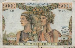 5000 Francs TERRE ET MER FRANCE  1951 F.48.03 G
