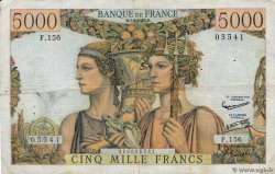 5000 Francs TERRE ET MER FRANKREICH  1957 F.48.13 S