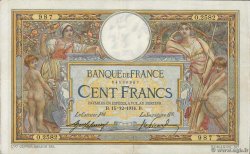 100 Francs LUC OLIVIER MERSON sans LOM FRANCIA  1914 F.23.06 MBC