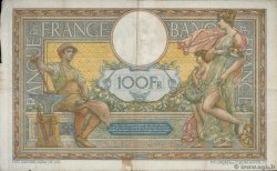 100 Francs LUC OLIVIER MERSON sans LOM FRANKREICH  1917 F.23.09a fSS