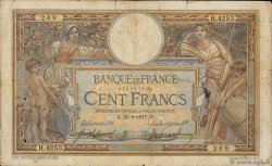 100 Francs LUC OLIVIER MERSON sans LOM FRANCE  1917 F.23.09a