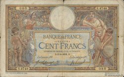 100 Francs LUC OLIVIER MERSON sans LOM FRANCE  1918 F.23.10 B