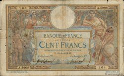 100 Francs LUC OLIVIER MERSON sans LOM FRANKREICH  1919 F.23.11 SGE