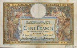 100 Francs LUC OLIVIER MERSON sans LOM FRANCIA  1921 F.23.14 BB