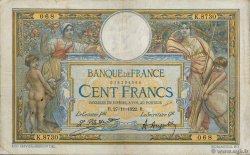100 Francs LUC OLIVIER MERSON sans LOM FRANKREICH  1922 F.23.15