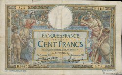 100 Francs LUC OLIVIER MERSON sans LOM FRANCE  1923 F.23.16