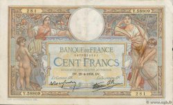 100 Francs LUC OLIVIER MERSON type modifié FRANCIA  1938 F.25.16 BB