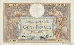 100 Francs LUC OLIVIER MERSON type modifié FRANCIA  1938 F.25.22 BB