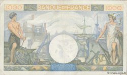 1000 Francs COMMERCE ET INDUSTRIE FRANCIA  1940 F.39.01 MBC