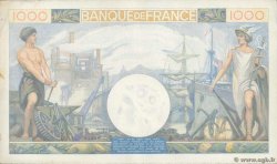 1000 Francs COMMERCE ET INDUSTRIE FRANKREICH  1940 F.39.01 fVZ