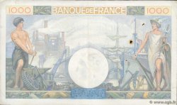 1000 Francs COMMERCE ET INDUSTRIE FRANCIA  1940 F.39.01 BC+