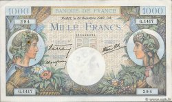 1000 Francs COMMERCE ET INDUSTRIE FRANCE  1940 F.39.03 VF-