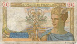 50 Francs CÉRÈS FRANCIA  1937 F.17.40 RC+