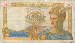 50 Francs CÉRÈS FRANKREICH  1935 F.17.04 fS