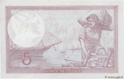 5 Francs FEMME CASQUÉE modifié FRANKREICH  1939 F.04.05 fST+